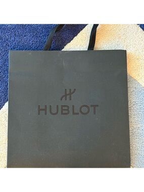 Hublot Boutique Large Watch Logo Shopping Bag